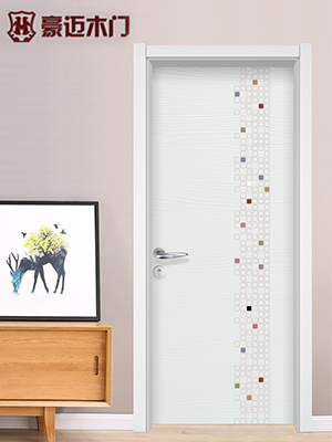 豪迈YH-4001时尚个性室内套装门房门环保木门DIY烤漆门彩绘木门