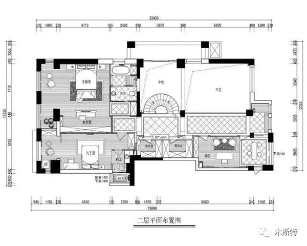 木斯特整木家装案例：新古典主义演绎高雅和谐之美