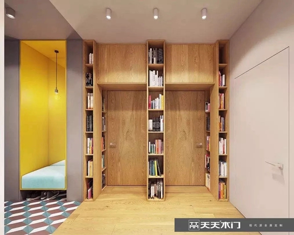 天天木门：定制书柜让您尽情享受阅读时光
