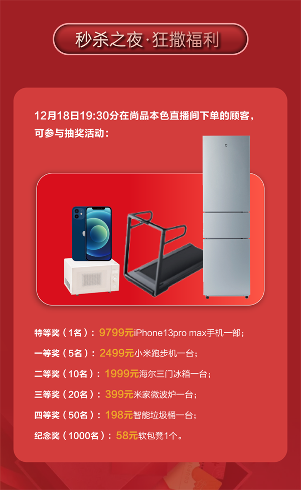 尚品本色木门｜年终大促，五折让利，iPhone13免费送