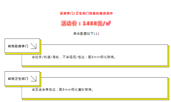 金牌木门·开年迎新 | 铝合金门优惠来袭，给开年装修送福利